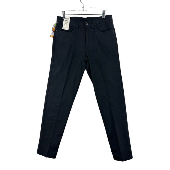 Kenneth Cole Reaction, Men's Slim-Fit Techni-Cole Pants, 31Wx32L, Black